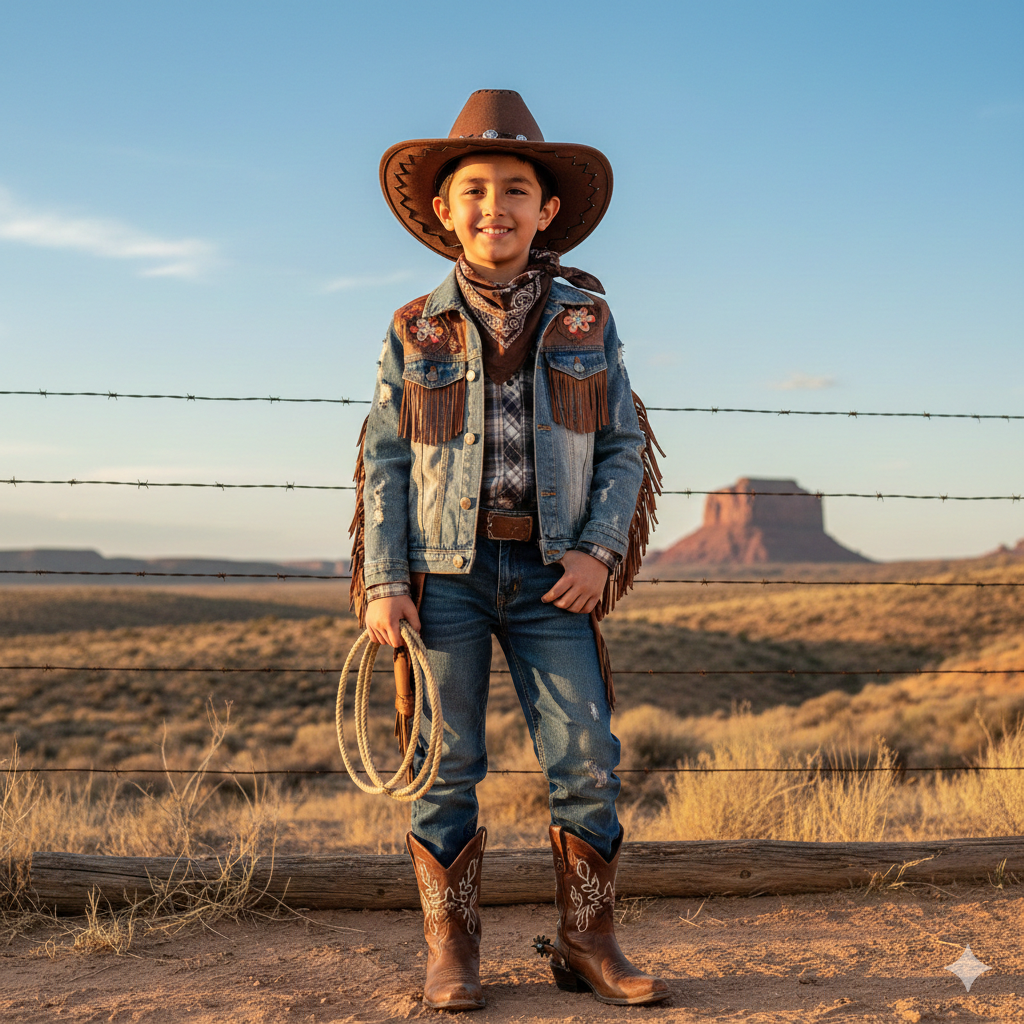 BOYS DENIM SHERIFF JACKET