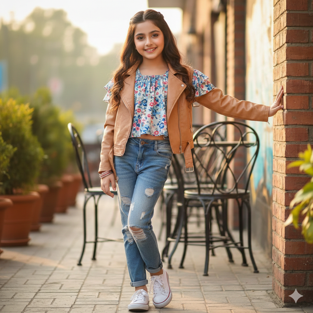 MINI COWGIRL LEATHER BOOTS