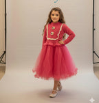 ✨  Girls’ Winter Knitted Wool Frock -Girls Special