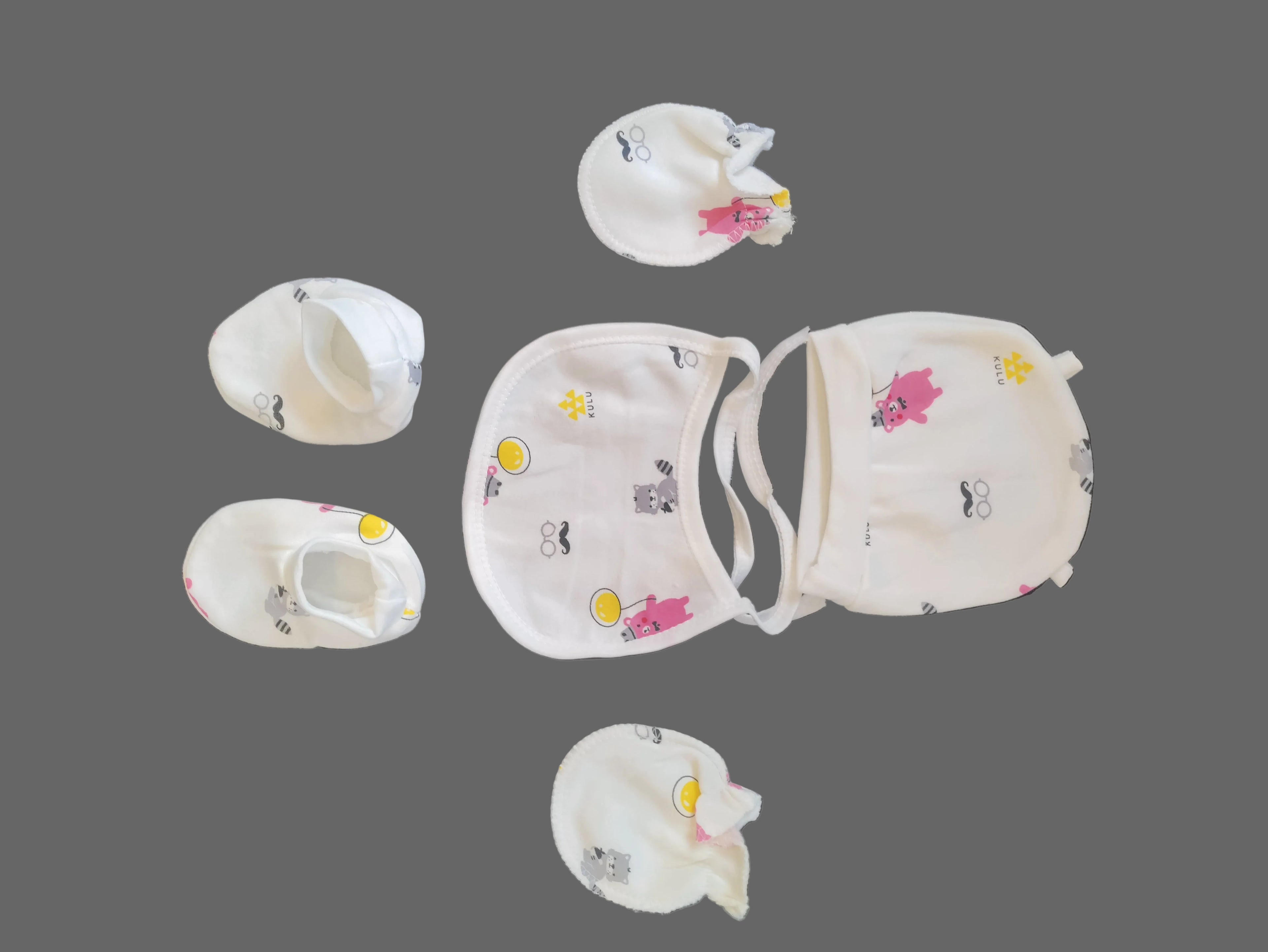 Newborn 0–3 Months | 12-Piece Premium Suit Set – Soft Cotton Baby Essentials